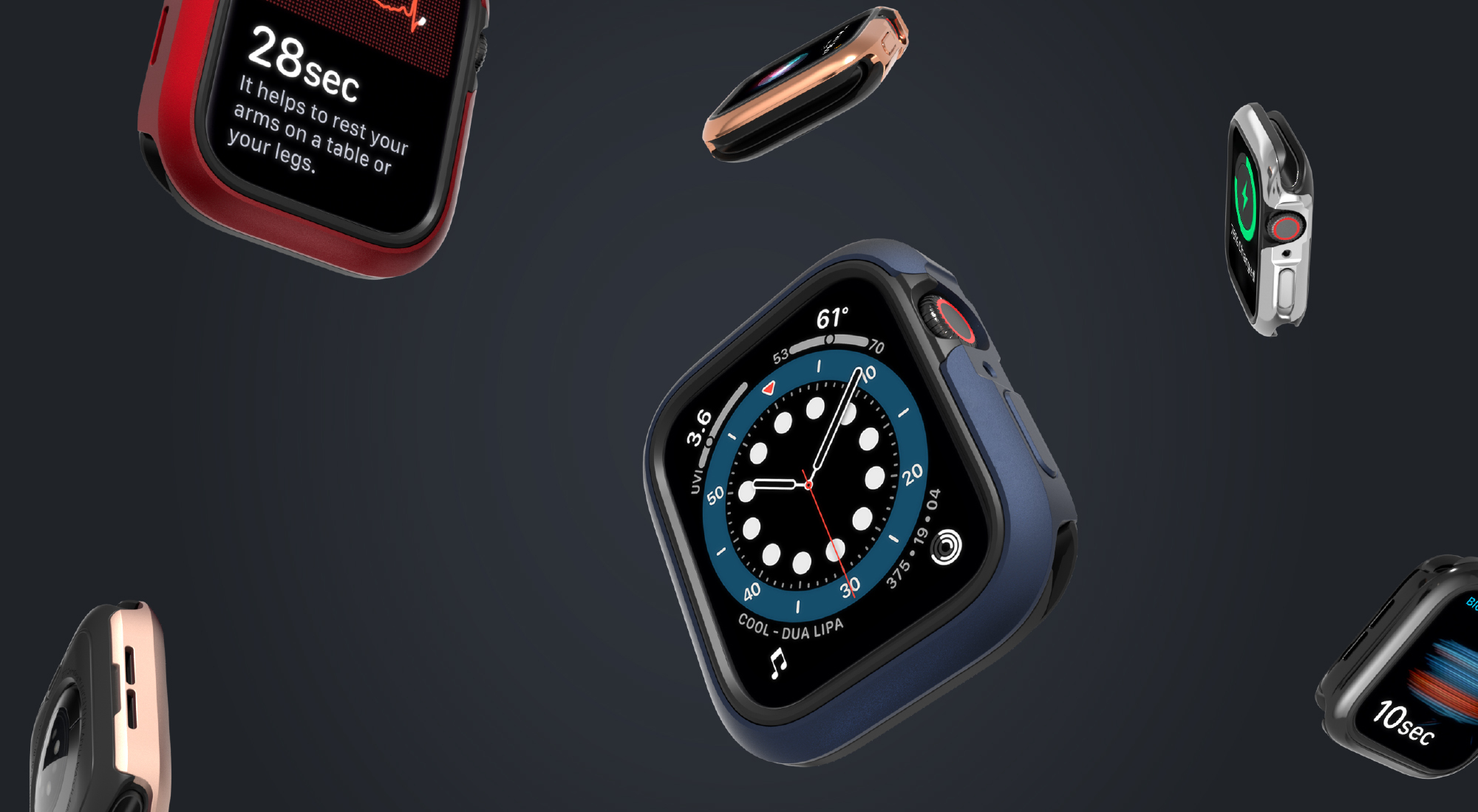 Odyssey 鋁合金手錶保護殼 (Apple Watch 6/5/4/SE)