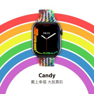 Candy 編織尼龍錶環 (Apple Watch 7/6/5/4/SE)