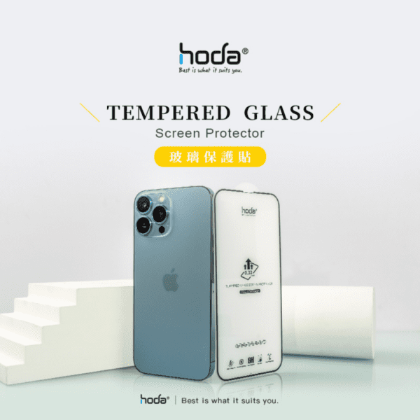 HODA 2.5D亮面滿版螢幕保護貼