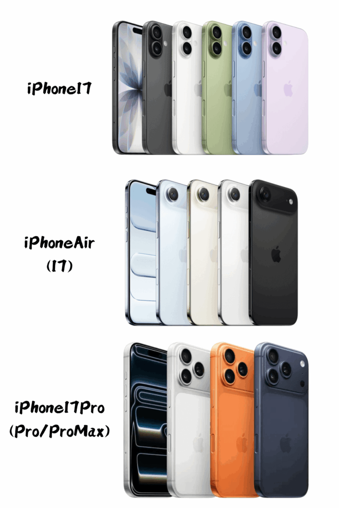 iPhone17系列外觀