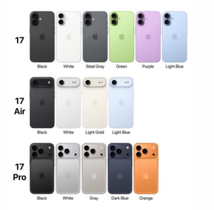 iPhone17懶人包|17Air 史上最薄?17ProMax 散熱升級?四款新機重點一次看懂(2025 最新爆料) 3 iphone17外觀