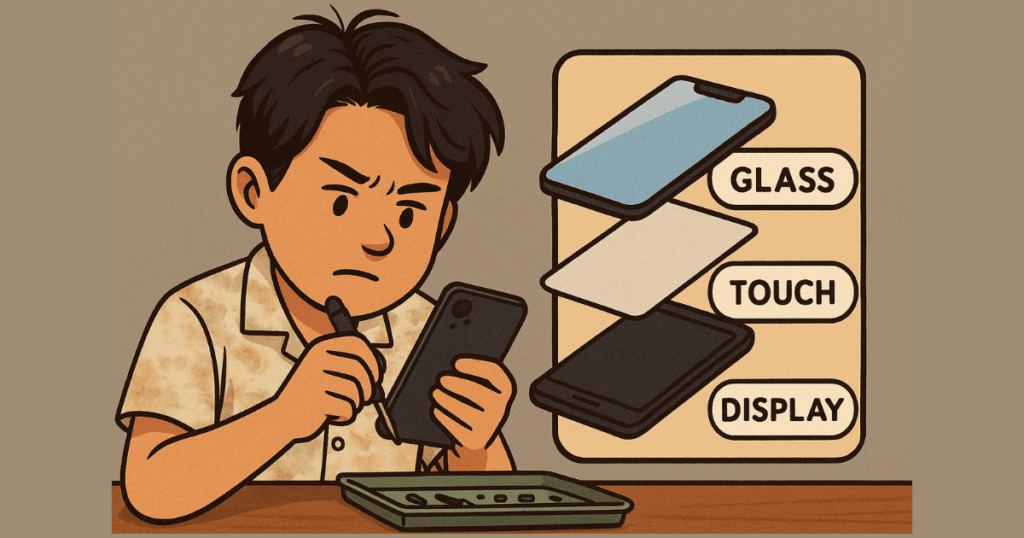 手機螢幕壞掉怎麼辦?5大原因+維修方式一次看懂|iPhone / Android 實用診斷指南 3 維修手機螢幕