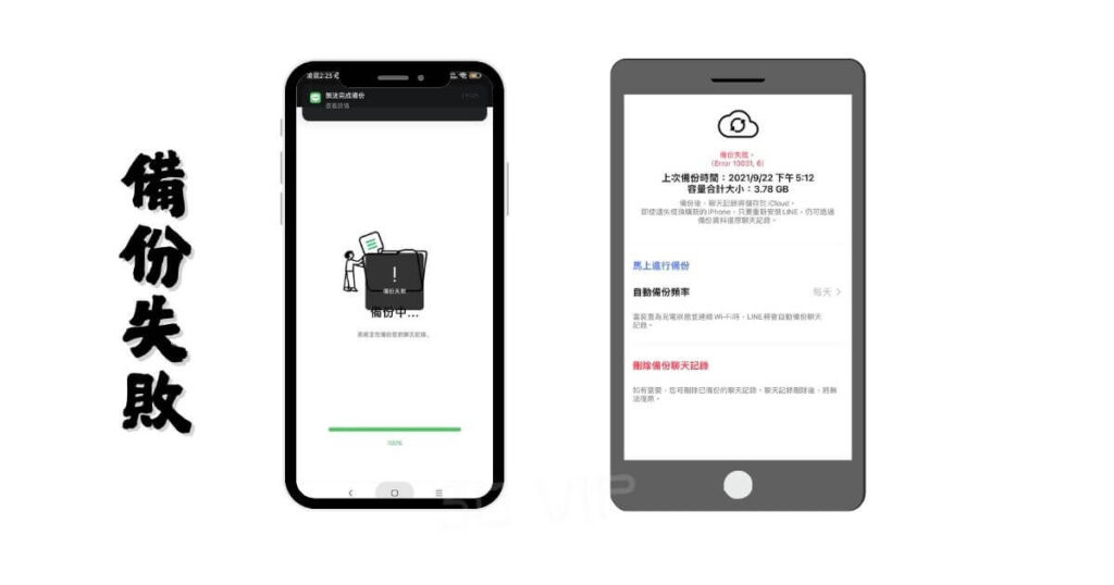 LINE備份完整教學|聊天紀錄轉移、清理快取、跨裝置登入2025全攻略 4 line備份失敗