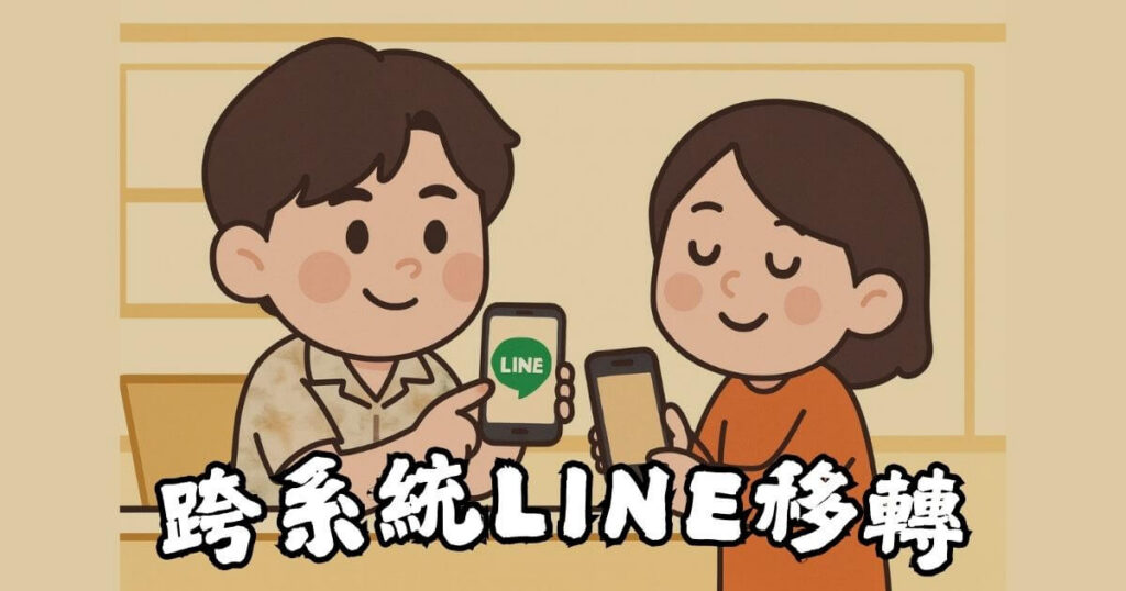 LINE跨系統移轉|Android轉iPhone完整聊天記錄移轉服務(現場處理更安心) 2 LINE跨系統移轉