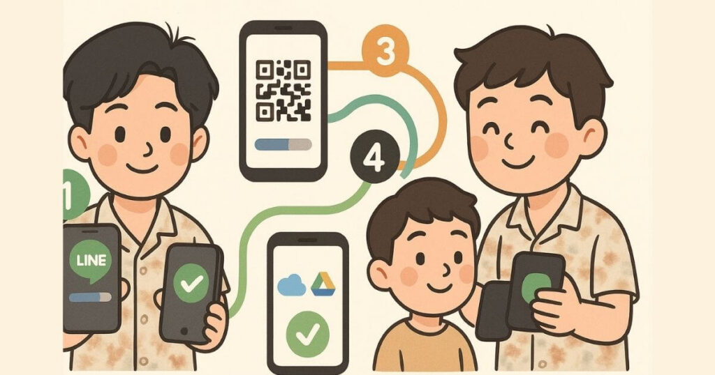 LINE跨系統移轉|Android轉iPhone完整聊天記錄移轉服務(現場處理更安心) 3 LINE換系統備份