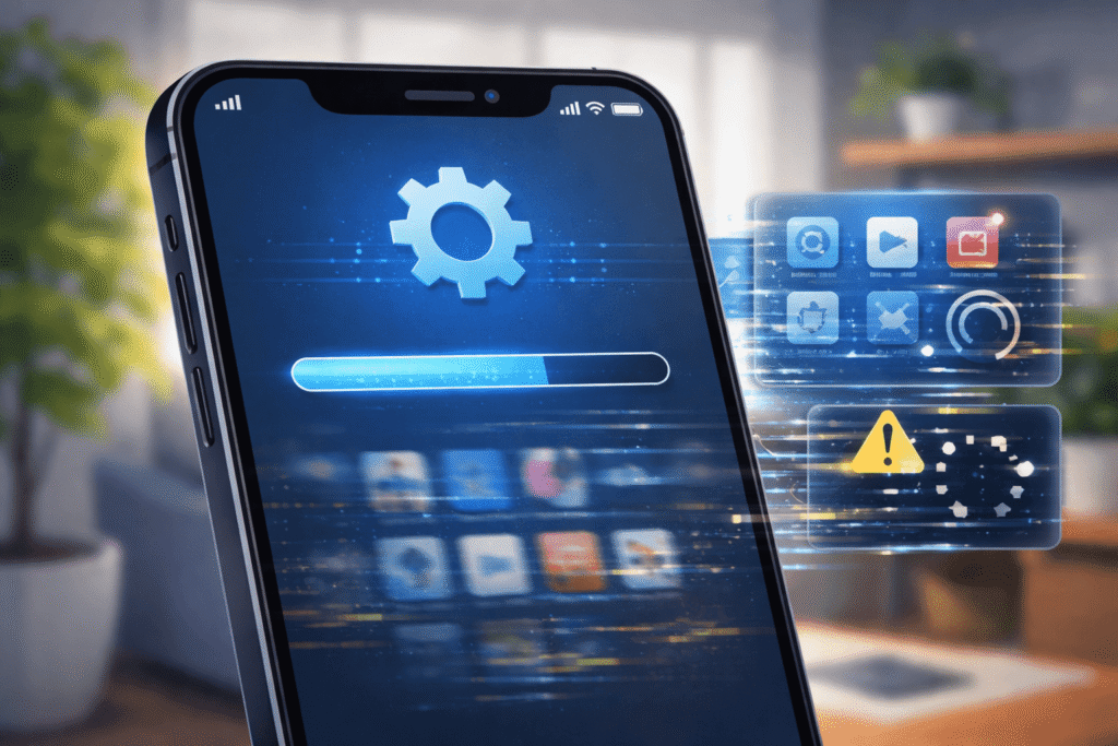 系統更新後手機變慢