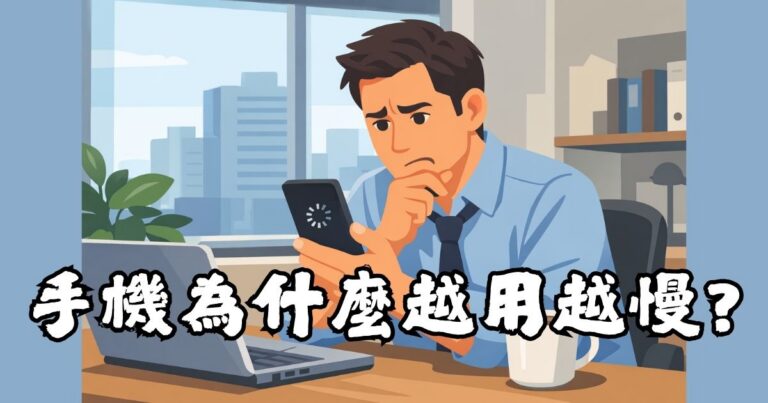 手機越用越慢