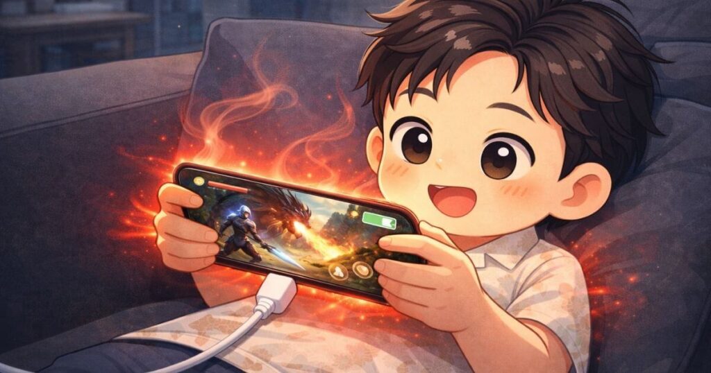 手機保養完整指南|新機與換電池後必知的10個技巧|台北中山區手機維修 4 手機玩遊戲發熱